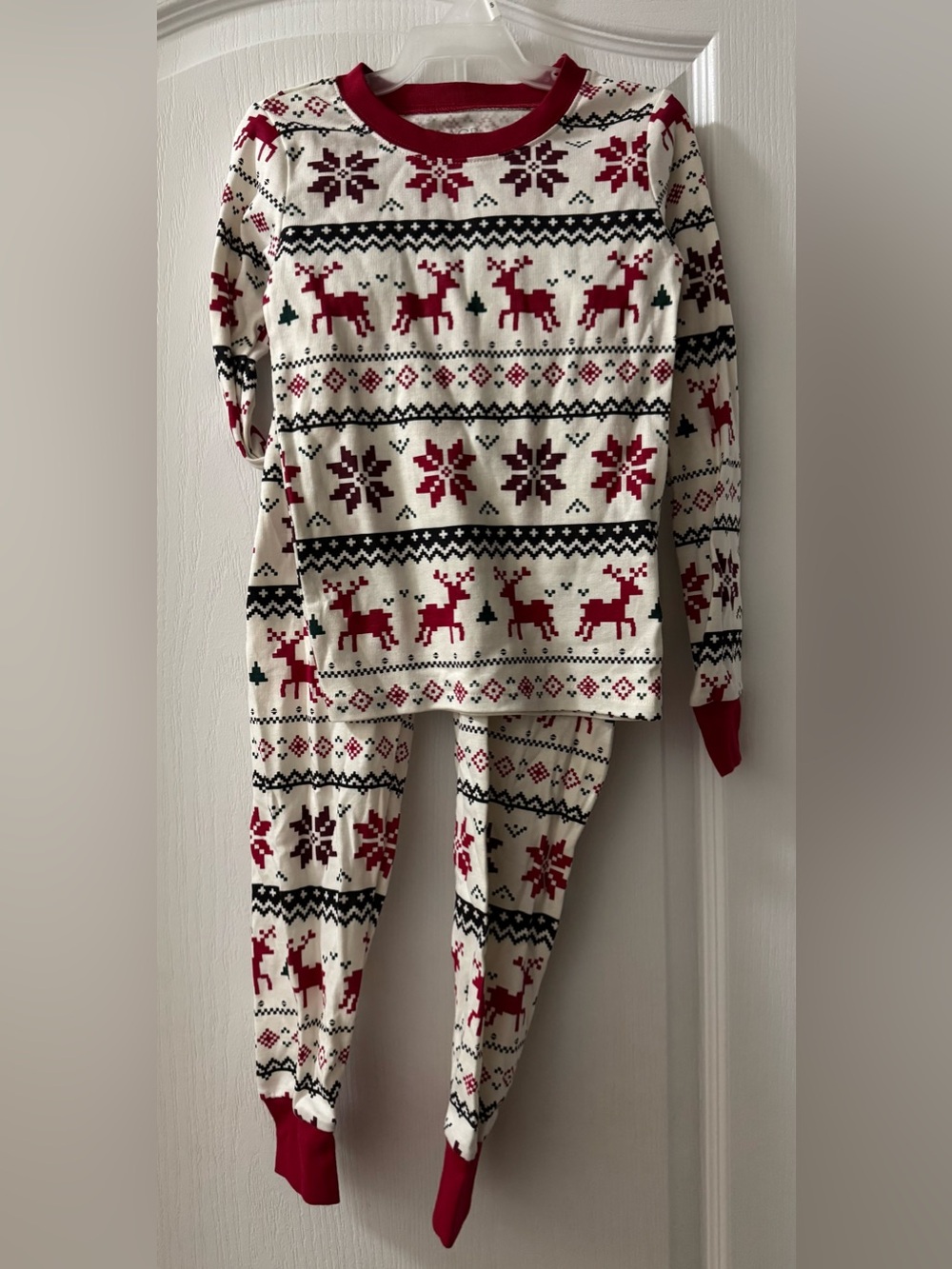 The Children's Place Kids Fairisle Reindeer Holiday Snug Fit Pajama Set